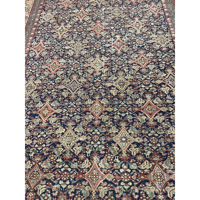 1990s Handwoven Persian Rug Malayer Design - 6'2" X 13'3" For Sale - Image 10 of 10