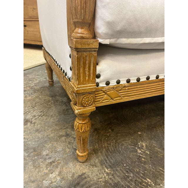 Late 19th Century 19th Century French Directoire Settee For Sale - Image 5 of 7