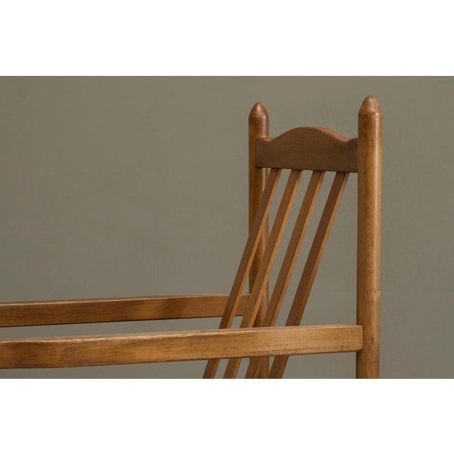 Vintage French Lounge Chairs in Oak, 1950s, Set of 2 For Sale - Image 12 of 17