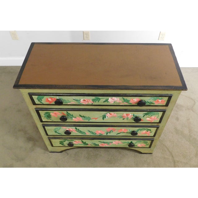 Custom Painted Cottage Style 4 Drawer Chest Dresser Chairish