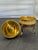 Mid 20th Century Vintage Gold Beige Cloisonne Enamel Brass Egg on Stand Lift Off Trinket Box 6" For Sale - Image 5 of 10