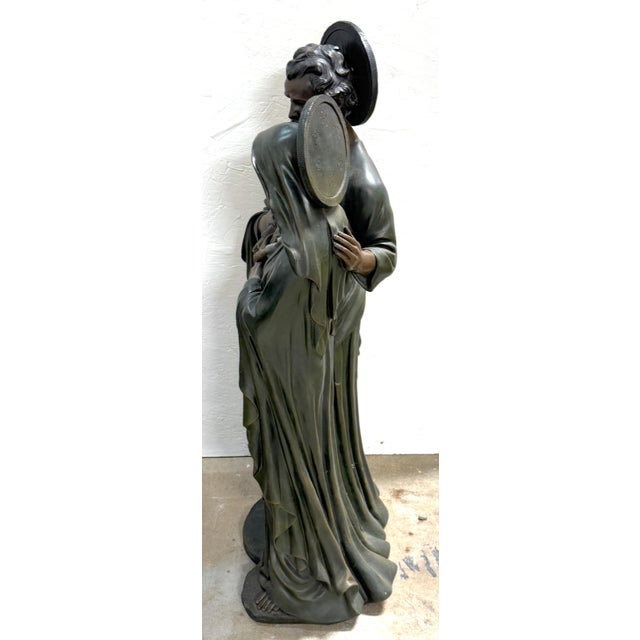 Large-Scale Bronze-Clad Sculpture of the Holy Family, IIaly Later 20th Century For Sale - Image 14 of 14