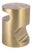 Regina Andrew Nathan Steel Side Table, Brass For Sale