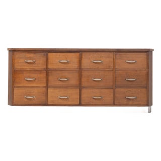 Haberdashery Cabinet with Oak Drawers, 1920 For Sale