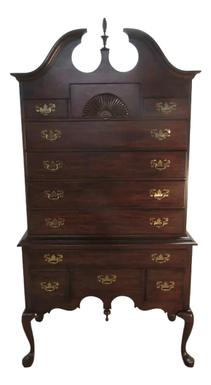 Pennsylvania House Solid Cherry Queen Anne Highboy
