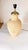 Large Ceramic Lamp in Wrapped in Light Rope & Brass Top For Sale - Image 10 of 11