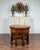 Wood Italian 19th Century Walnut Octagonal Table with Inlaid Trompe-l'Œil Motifs For Sale - Image 7 of 12