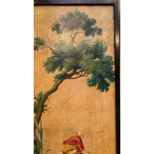 Chinoiserie Painted Panels, 1800s, Set of 3 For Sale - Image 14 of 18