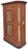 1743 Alpine Floral Painted Cupboard For Sale - Image 3 of 18