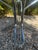 Vintage 1970s Glass & Chrome Dining Set With Hunter Green Cantilever Chairs For Sale - Image 13 of 16