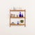 A minimalist, mid-century shelving unit in teak comes from denmark and is dated most likely to the 1970s. The shelves have...