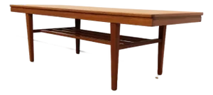 Vintage Mid Century Modern Teak Coffee Table