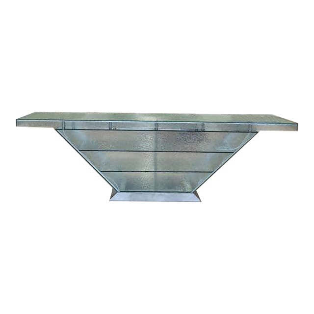 Gorgeous Glass Reception Desk/Table For Sale