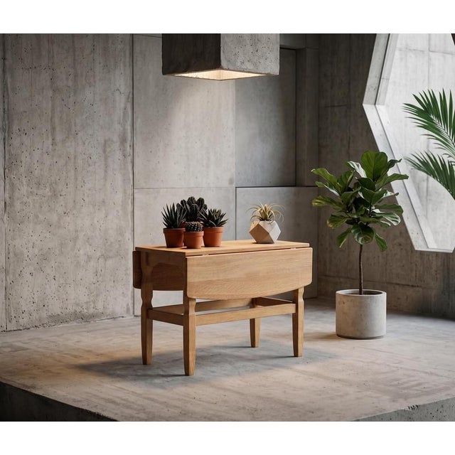 Rectangular Oak Coffee Table by Henning Kjærnulf, 1960 For Sale - Image 8 of 9