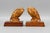 Hand Carved Owl Wooden Bookends, Germany, 1930s, Set of 2 For Sale - Image 11 of 18