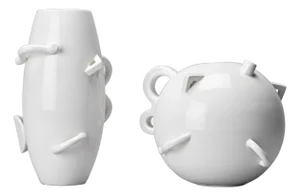 Ceramic Vases by Alessandro Mendini for Zabro, 1980s, Set of 2