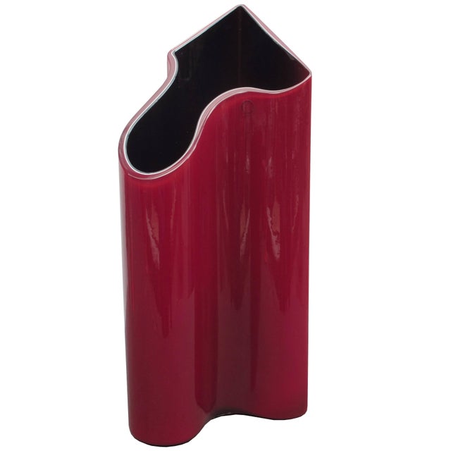 1990s "Kelo" Art Glass Vase For Sale - Image 5 of 18