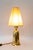 Metal Brass Table Lamp with Fabric Shade, Vienna, Austria, 1960s For Sale - Image 7 of 11