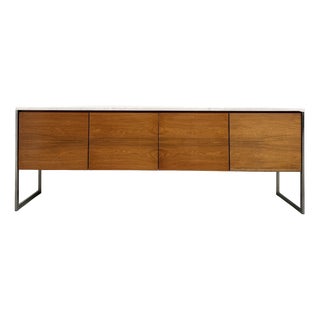 Modernist Sideboard in Rosewood and Marble from Arno, 1970s For Sale