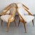 Very good general condition. The chairs have been reupholstered in white terry fabric. Usual traces of use on beech,...
