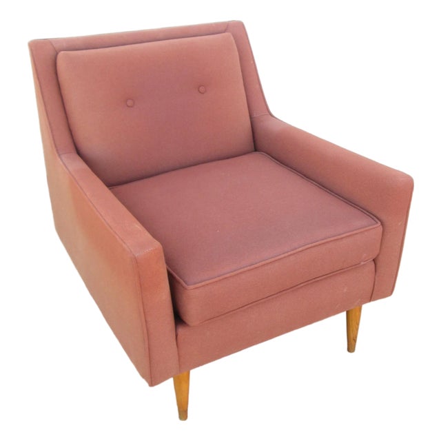 Mid 20th Century Mid Century Modern Low Slipper Lounge Chair For Sale