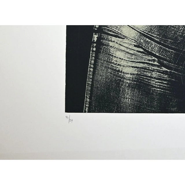 George Segal - Girl In Bright Red Shirt - Etching - 1976 For Sale - Image 3 of 4