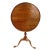 Queen Anne Late 18th Century Vintage American Bird Cage Tilt Top Tea Table For Sale - Image 3 of 3