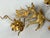 Gold 1970s French gilded metal bird wall sconces in the style of Maison Baguès - a Pair For Sale - Image 8 of 12