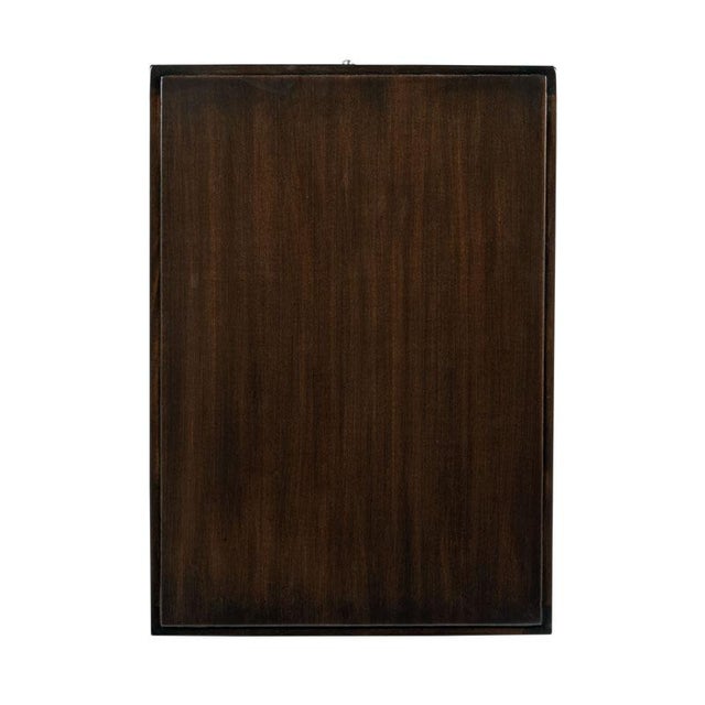 A wonderful side table with sophisticated metropolitan styling. A rectangular top is veneered with mahogany resting over...