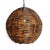 Hand woven bamboo / rattan globe lantern with burnt antiqued finish. Beautiful for indoors or in the garden. Especially...