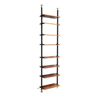 Vintage Floor-to-Ceiling Bookcase, 1960s For Sale