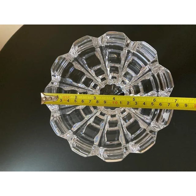 Ice Bucket Waves Design in Orrefors Crystal Art Deco Style, Signed For Sale - Image 9 of 18