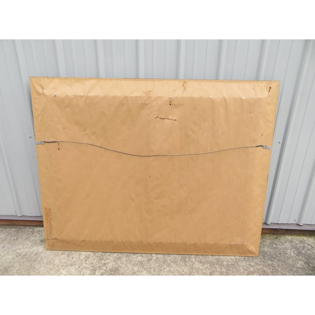 Late 20th Century Large Contemporary West Coast Ocean Cliffs Seascape Oil Painting ~ California or Pacific Northwest Bluffs Art For Sale - Image 15 of 16