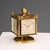 Table Clock in Gold-Plated Brass For Sale - Image 10 of 10