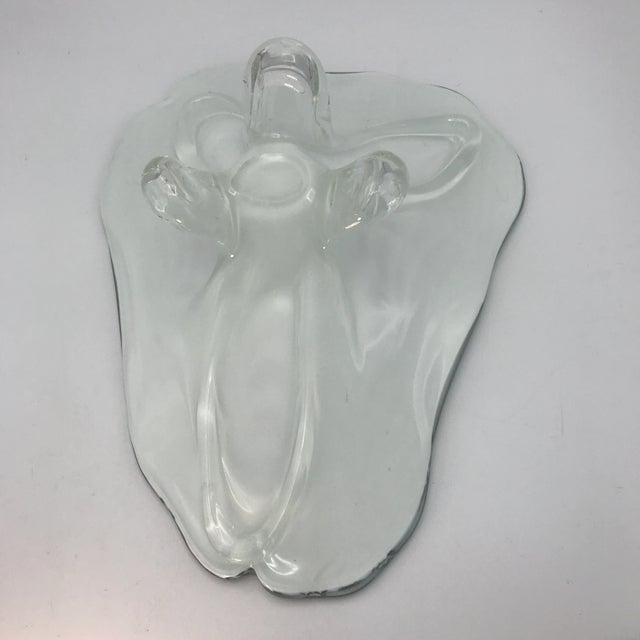 Glass Vintage Murano Stretched Aventurine Bowl For Sale - Image 7 of 11