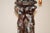 Metal Antique Art Nouveau Cast Metal 3-Armed Parlor Lamp With Teardrop Crystals For Sale - Image 7 of 13