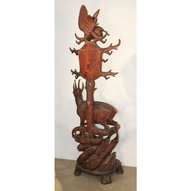 Red 19th Century Black Forest Hall Stand For Sale - Image 8 of 11