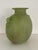 1970s Italian Green Murano Scavo Glass Vase attributed to Seguso Vetri d'Arte, 1970s For Sale - Image 5 of 11