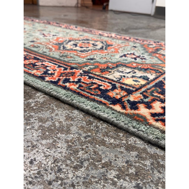 Early 21st Century 2ft 9in × 8ft 3in Vintage Wool Runner Rug For Sale - Image 5 of 12