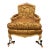 Classical elegance meets industrial artistry in this professionally modernized Rococo bergere armchair. This piece...