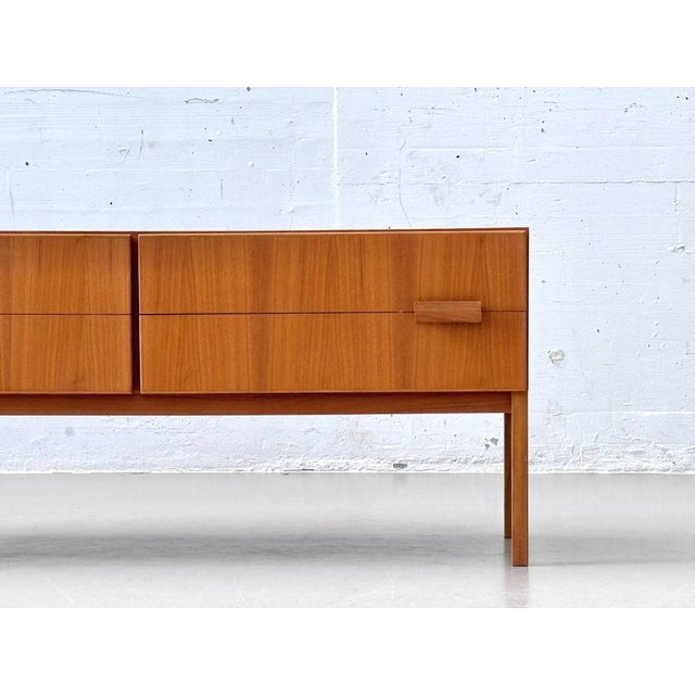 Mid-Century Modern Danish Teak Lowboard with Four Drawers, 1960s For Sale - Image 10 of 18