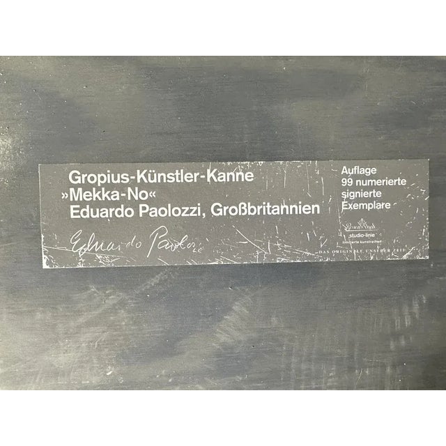 Teapot, "Mecca-No", Rosenthal, Studio-Line, edition 18/99, polychrome, artist can homage à Gropius, model design by...