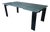 Vintage 1980 Glass & Metal Roche Bobois Dining Table With Extensions Included For Sale