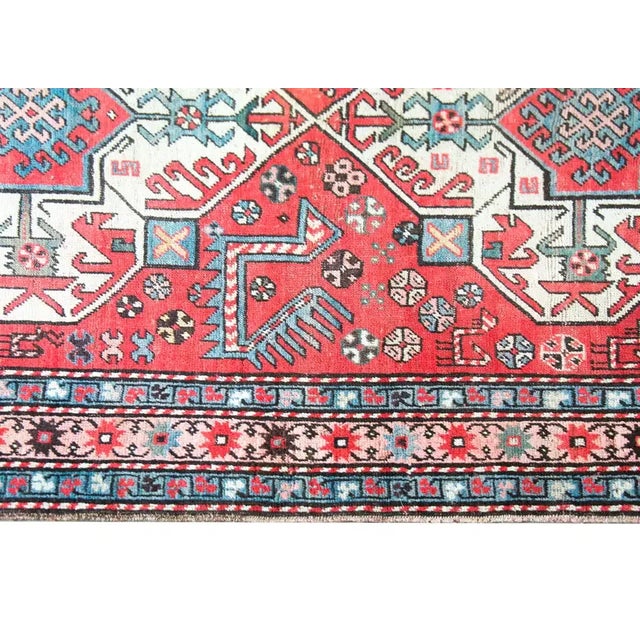 Early 20th Century Persian Kazak Rug For Sale - Image 4 of 13