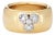 C2000 Vintage Tiffany & Co Ring France 5.5 Diamond Flower Band 18k Ring Platinum For Sale