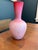 Antique Victorian Pink Cased Diamond Quilted Satin Glass Vase and Tumbler Pair Set For Sale In Seattle - Image 6 of 7
