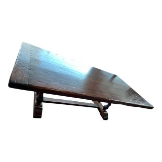 Vintage Emanuel Morez Traditional English Hand Made Guy Chaddock Barley Twist Dining Table For Sale