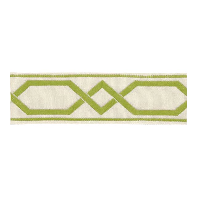 Schumacher Saint Tropez Braid in Kiwi For Sale