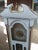 Wood Miniature White Painted Grandfather Clock For Sale - Image 7 of 7