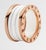 Bulgari B Zero Wide Four- Band , 18 Karat Rose Gold Loops White Eternity Band For Sale In New York - Image 6 of 8